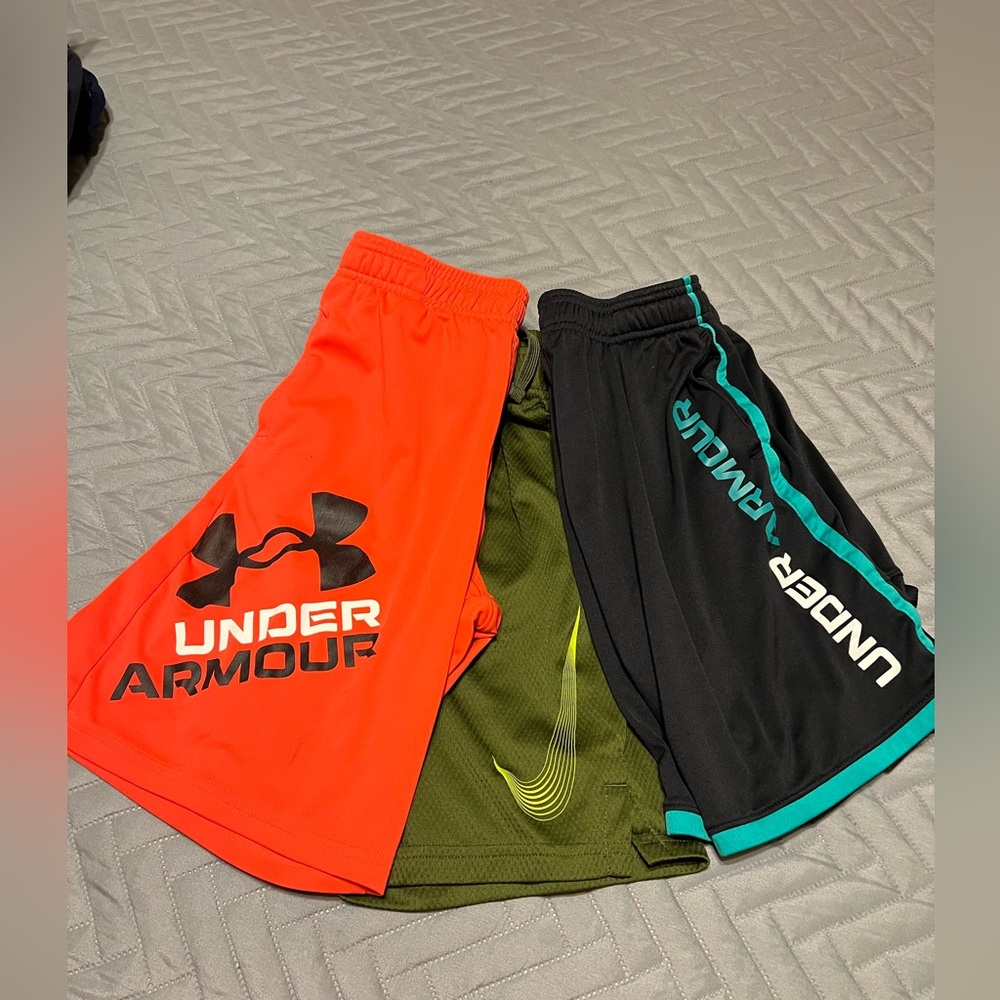Boys Basketball Shorts x 3